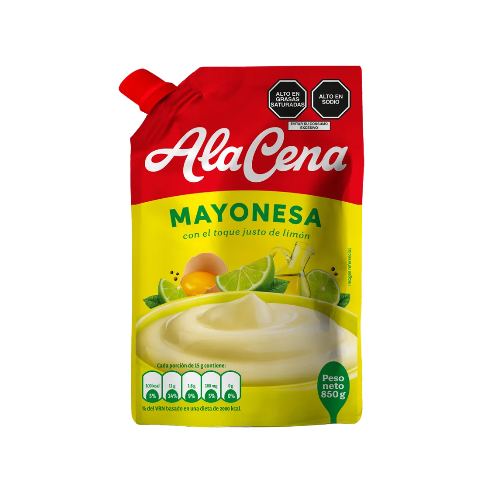 Mayonesa Alacena Doypack 850 g ALACENA Mayonesa Doy Pack x 350 gr - Imagen 1
