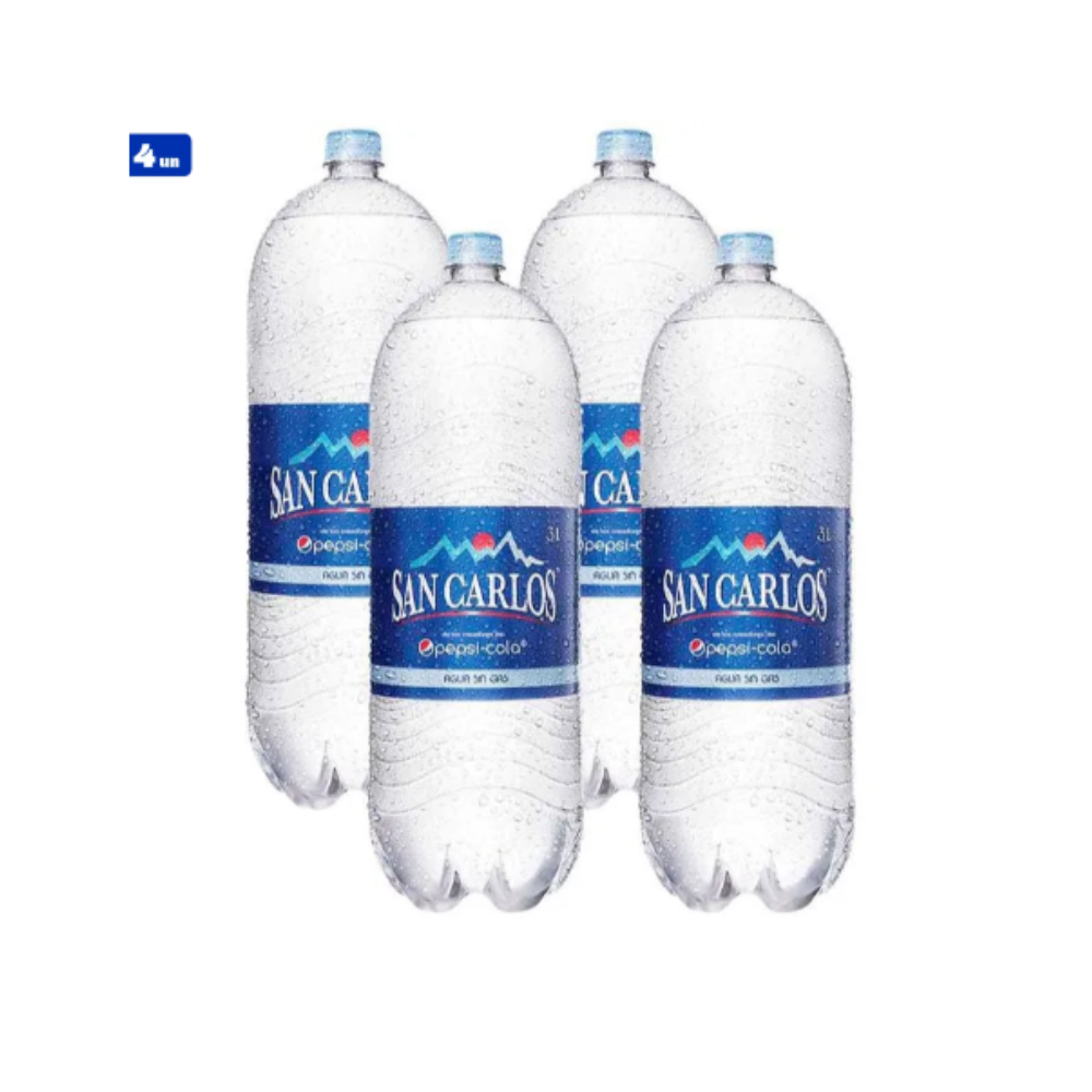 San Carlos 3 litros San Carlos Agua sin Gas Botella x 3 lt - Imagen 1